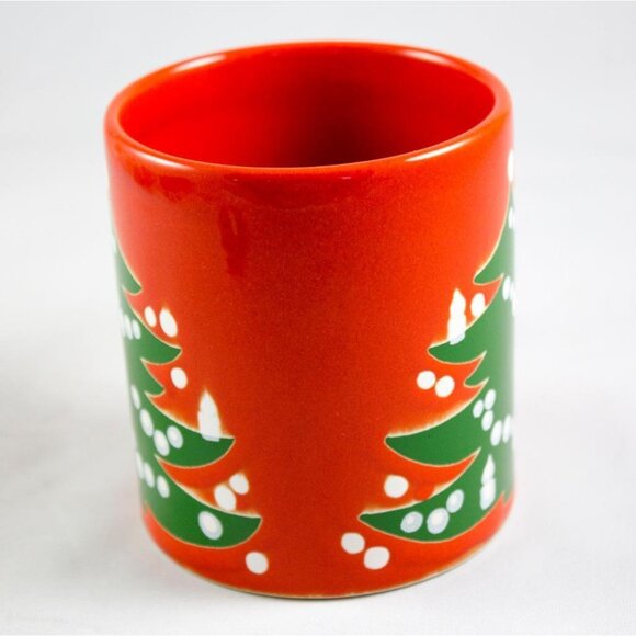 Waechtersbach Germany Red Christmas Tree Coffee Cocoa Mug 10 oz. - Picture 8 of 11